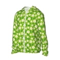 thumbnail image 2 of Balery Daisies Flowers Men's Women's UPF 50+ Sun Protection Lightweight Hoodie Performance Long Sleeve Shirt for Fishing Running-XX-Large, 2 of 9