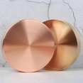 thumbnail image 5 of Round Copper Storage Tray Desk Jewelry Sundries Organizer Dish Home Decoration KAESI, 5 of 5