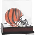 thumbnail image 3 of Kansas City Chiefs Mahogany Logo Mini Helmet Display Case, 3 of 7