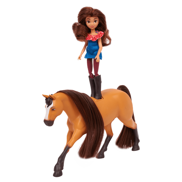 Spirit Riding Free Small Doll & Horse Set Lucky and Spirit Walmart