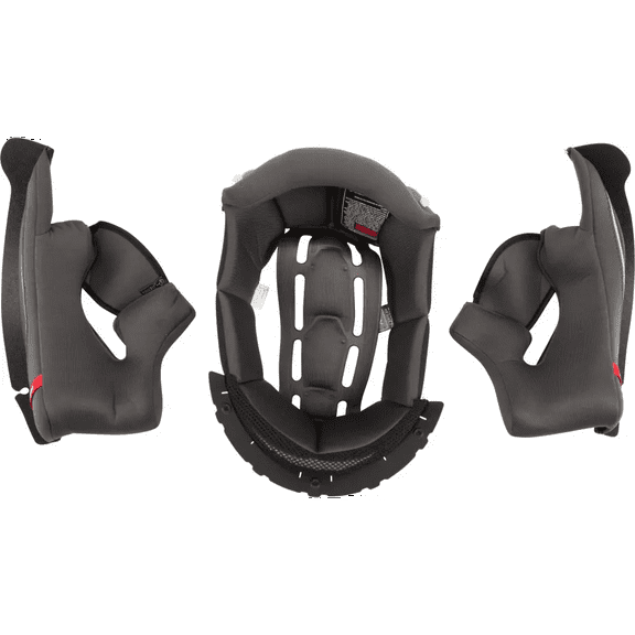 Scorpion EXO-T510 KwickWick Helmet Cheek Pad & Top Liner Set Black SM