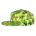 thumbnail image 3 of Balery Baseball Cap Flat Bill Hats for Men Adjustable Size for Running Workouts and Outdoor Activities All Seasons Dad Hat(Kiwi and Avocado ), 3 of 9