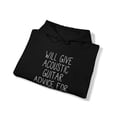 thumbnail image 4 of Acoustic Guitar Hoodie, Gifts, Hooded Sweatshirt, 4 of 4