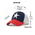 Men'S And Women'S Color Match FivePointed Star Embroider Baseball Cap