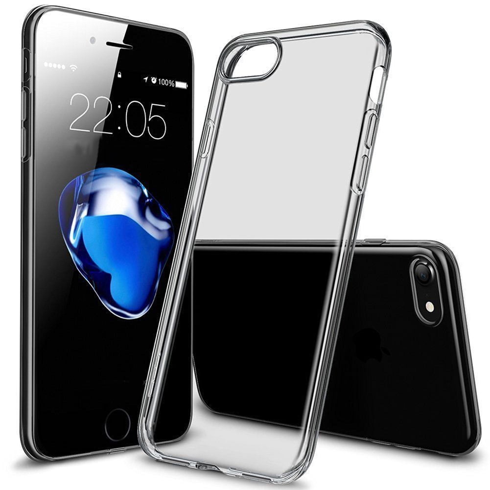 JANGSLNG Transparent Clear Soft Silicone Case Skin Cover for iPhone SE 5 5S 6 6S 7 Plus