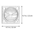 thumbnail image 2 of OHOIOLLA 4Ud De Plantillas Para Dibujo Y Con Transportador En Plástico Resistente, 2 of 8