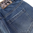 thumbnail image 5 of Ruyang Girls Wide Leg Jean Shorts Ripped Loose High Waist Denim Shorts Summer Retro Fashion Casual Knee Length Jorts Y2K Streetwear, 5 of 9
