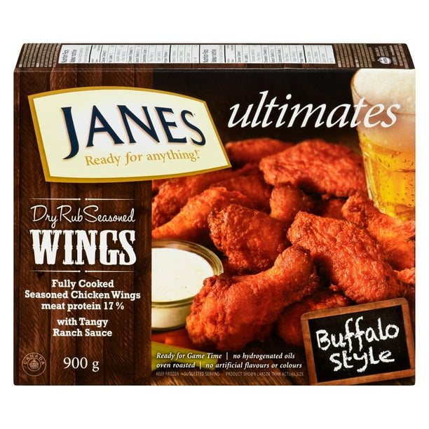 Janes ultimates Dry Rub Seasoned Chicken Wings Buffalo Style Walmart.ca