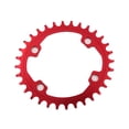 thumbnail image 1 of Wosthever ligero ovalado resistente al desgaste 30T/32T/34T/36T/38T de diente ancho de aleación de aluminio para M7000 M8000 Ciclismo Rojo 32T, 1 of 6