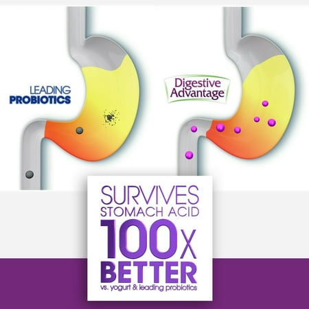 Digestive Advantage Probiotic Gummies Plus Fiber, 65 count (Pack of 3)