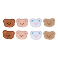 thumbnail image 2 of Parches de dibujos animados, 8 piezas de parche de oso, lindo parche de oso, parches de costura, valor excepcional, 2 of 14