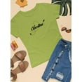 thumbnail image 3 of Vacation Mode Airplane Line T-Shirt Women -Image by Shutterstock, Female Small, 3 of 4