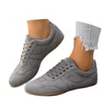 thumbnail image 3 of Uobin Women's Retro Trainer Sneakers Flat Sole Comfortable Lace Up Casual Shoes Lightweight Plus Size for Spring Summer Daily Wear, 3 of 8