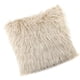 thumbnail image 4 of 1 funda de almohada de felpa europea de 45 x 45 cm, esponjosa, de lana sintética, color beige (sin relleno)., 4 of 7