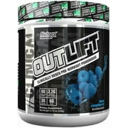 Nutrex Research Outlift Pre-Workout Powder, Blue Raspberry, 10 Servings