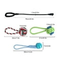 thumbnail image 4 of Perro Bungee Tug interactivo duradero dientes rechinar dientes limpios algodón juguetes para masticar mascotas cuerda para perros cachorros mascotas, 4 of 8