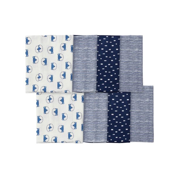 Gerber Gerber Baby Boys' Flannel Burp Cloths, 8Pack