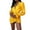 Yellow, variant on TSADFHJI Maxi Skirt Set Summer Women's Long Sleeve Sexy Wrap Suit Collar Dress Clue and Night out Dress Dress Formal Dress L Black