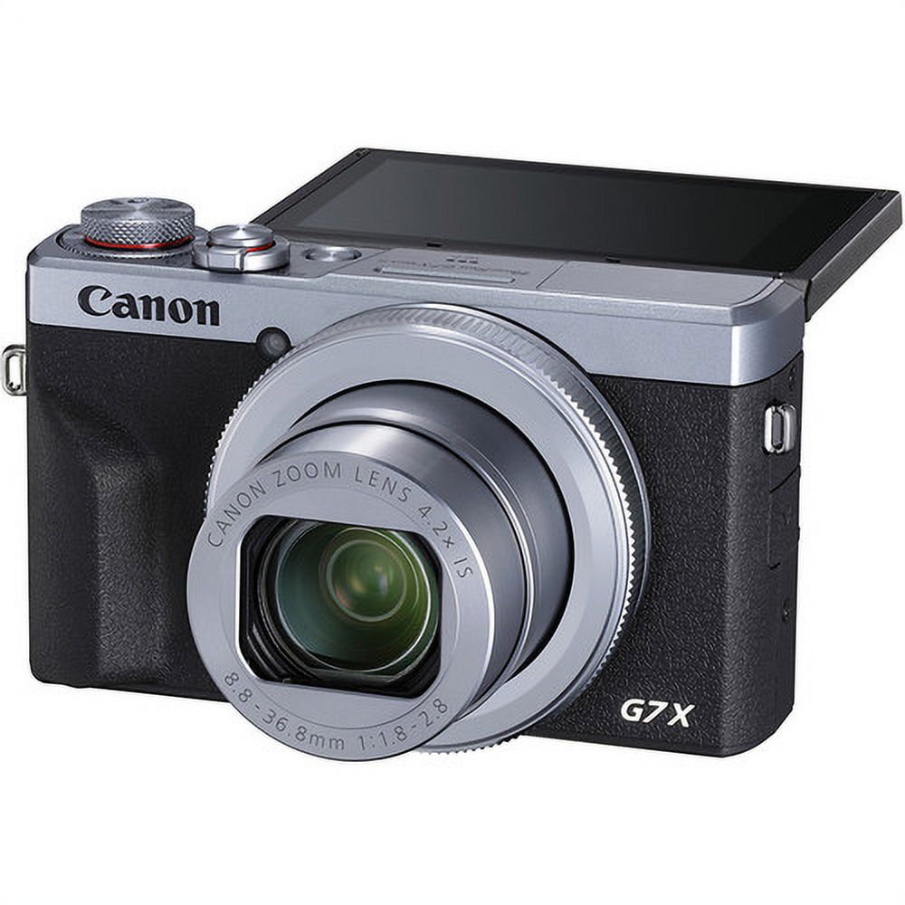 Canon PowerShot G7 X Mark III Digital Camera (Silver) +Buzz-Photo Kit - image 8 of 8