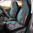 thumbnail image 1 of RYLABLUE Set of 2 Car Seat Covers Mandala Bohemian Pattern Vintage Round Medallion Abstract Flower Universal Auto Front Seats Protector Fits for Car,SUV Sedan,Truck, 1 of 5