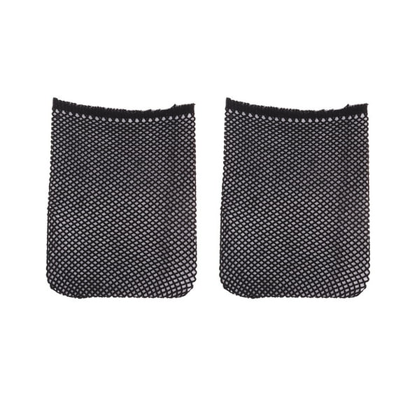 2Pcs Elastic Hair Net Wig Hat Adjustable Mesh Wig Wig  Hairdressing Accessories for Men or Women Size M Black