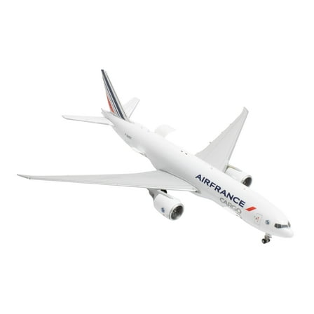 Boeing 777F Commercial Aircraft "Air France Cargo" White with Red & Blue Striped Tail 1/400 Diecast Model Airplane by GeminiJets