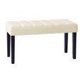 thumbnail image 1 of CorLiving California 24 Panel Tufted Leatherettte Bench, 1 of 4