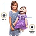 thumbnail image 2 of 25" Princess, Peach Girl, Full Body, Ventriloquist Style Puppet, 2 of 5