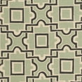 thumbnail image 3 of SAFAVIEH Four Seasons Gracelyn Geometric Polyester Area Rug, Spa/Dark Brown, 5' x 7', 3 of 4