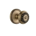 thumbnail image 6 of Grandeur Geopar_Psg_234 Georgetown Solid Brass Rose Passage Knob Set - Nickel, 6 of 7