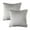 Gray, variant on Phantoscope Pom Pom Velvet Series Decorative Throw Pillow, 18" x 18", Gray, 2 Pack