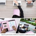 thumbnail image 5 of ProCase Portfolio Business Padfolio Folder with Zipper, Document Organizer with Pockets Letter Size A4 Writing Pad Notepad Padfolio -Purple, 5 of 8