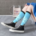 thumbnail image 5 of Masiiu Bluey Print Adult Crew socks, Comfortable Novelty Colorful Patterned, Breathable, Stylish Colorblock for Men Women, 5 of 6