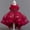 Red, variant on Princess Dress for Girls(3-14T), Tutu Mesh Sequin Elegant Sleeveless Pageant Party Wedding Formal Dress Hot Pink 12T