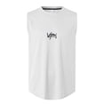 thumbnail image 2 of Hessimy Men's Cotton Sleeveless T Shirts, Breathable & Moisture Wicking with Odor Control（White,M), 2 of 6