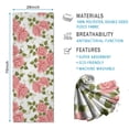 thumbnail image 2 of Pioneer Flower Floral Print Pattern Hot Yoga Mat Towel Non Slip for Hot Yoga - Quick-Drying Yoga Mat Cover with 4 Corner Pockets with Travel Bag - Hot Yoga Towel Non Slip 70"x26", 2 of 6