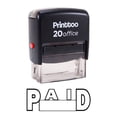 thumbnail image 1 of Printtoo Office Stationary PAID Self Inking Stamp Rubber Stamp-Black, 1 of 1