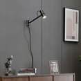 thumbnail image 4 of MRDK by Globe Series.01.WS 1-Light LED Plug-In Wall Sconce, Swing Arm, Adjustable Shade, Matte Black, 4 of 7