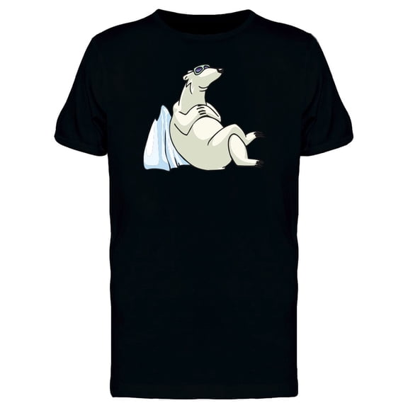Adorable Happy Polar Bear Tee Men's -Image by Shutterstock