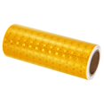 thumbnail image 1 of Unique Bargains Reflective Tape, 6' x 10 FT Waterproof Adhesive Warning Safety Tape, Dark Yellow, 1 of 6