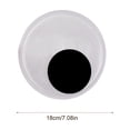 thumbnail image 6 of KFUIRDE Oversized Moving Eyes Stickers with Self-Adhesive Back, Big Wiggly Eye Decor for Pumpkin Christmas Snowman Cabinet DIY, Halloween Thanksgiving Xmas Party Decoration, 2Pcs Set, 6 of 6