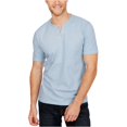 thumbnail image 1 of Lucky Brand playera gráfica a rayas con cuello de muesca para hombre, azul, XX-Large Lucky Brand Camiseta gráfica, 1 of 2