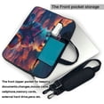 thumbnail image 2 of Lsque Starry Sky White Cloud Puppy Pattern Laptop Bag – Portable & Slim Single-Shoulder Computer Case with Adjustable Strap, Protective, Lightweight for 13”/14”/15.6” Laptops, 2 of 8