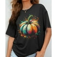 thumbnail image 2 of Thrilos Shirts for Women Oversize Short Sleeve Graphic T Shirts Thanksgiving Gift Tops, 2 of 8