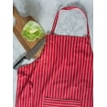 thumbnail image 2 of DII Stripe Chef Apron Tango Red, 2 of 5