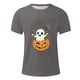 thumbnail image 4 of Blusas y camisas de manga corta y cuello redondo para hombre. Blusas/camisetas de manga corta con cuello redondo y estampado de Halloween para hombre. Blusa para hombre., 4 of 5