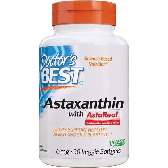 Doctor's Best Astaxanthin 6 Mg Antioxidante 90 Cápsulas