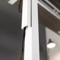 thumbnail image 2 of VIVO White Magnetic Vertical Cable Management Channel, Wire Organizer, 2 of 8