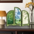 thumbnail image 4 of zhangmingg Elegant Acrylic Folding Screen Desktop Ornament Decorative Partition for Home and Display, 4 of 6