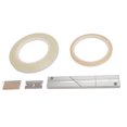 thumbnail image 1 of Tape Splicing Block Kit, Aluminum Alloy Leader Tape Professional 1/4 10 Inch Open Reel Tape Media Splicing Tape with Media Blade for Reel To Reel Tape Recorder, 1 of 7